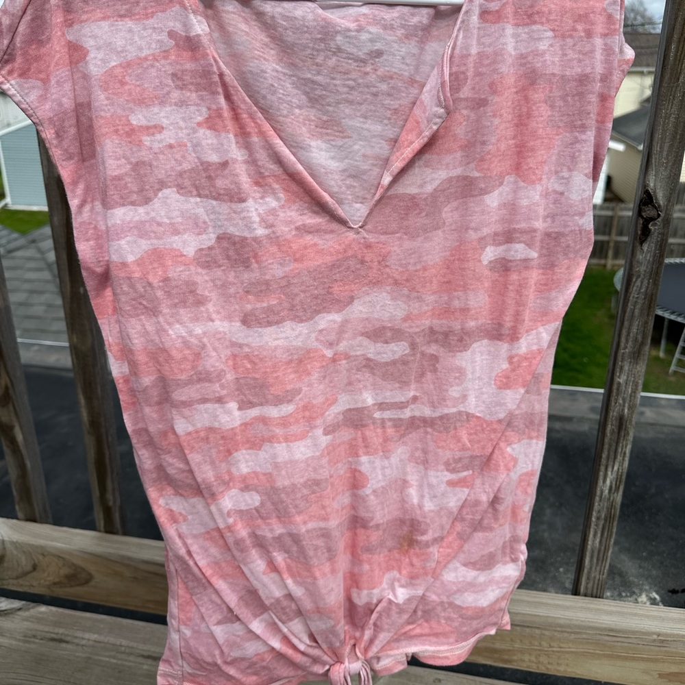 Lucky Brand Pink Short Sleeve Tee